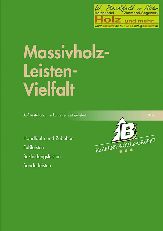 behrens leistenvielfalt - Kataloge