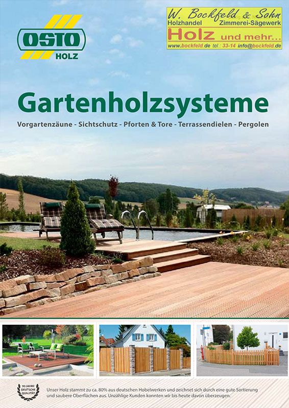 osto gartenholzsysteme - Kataloge