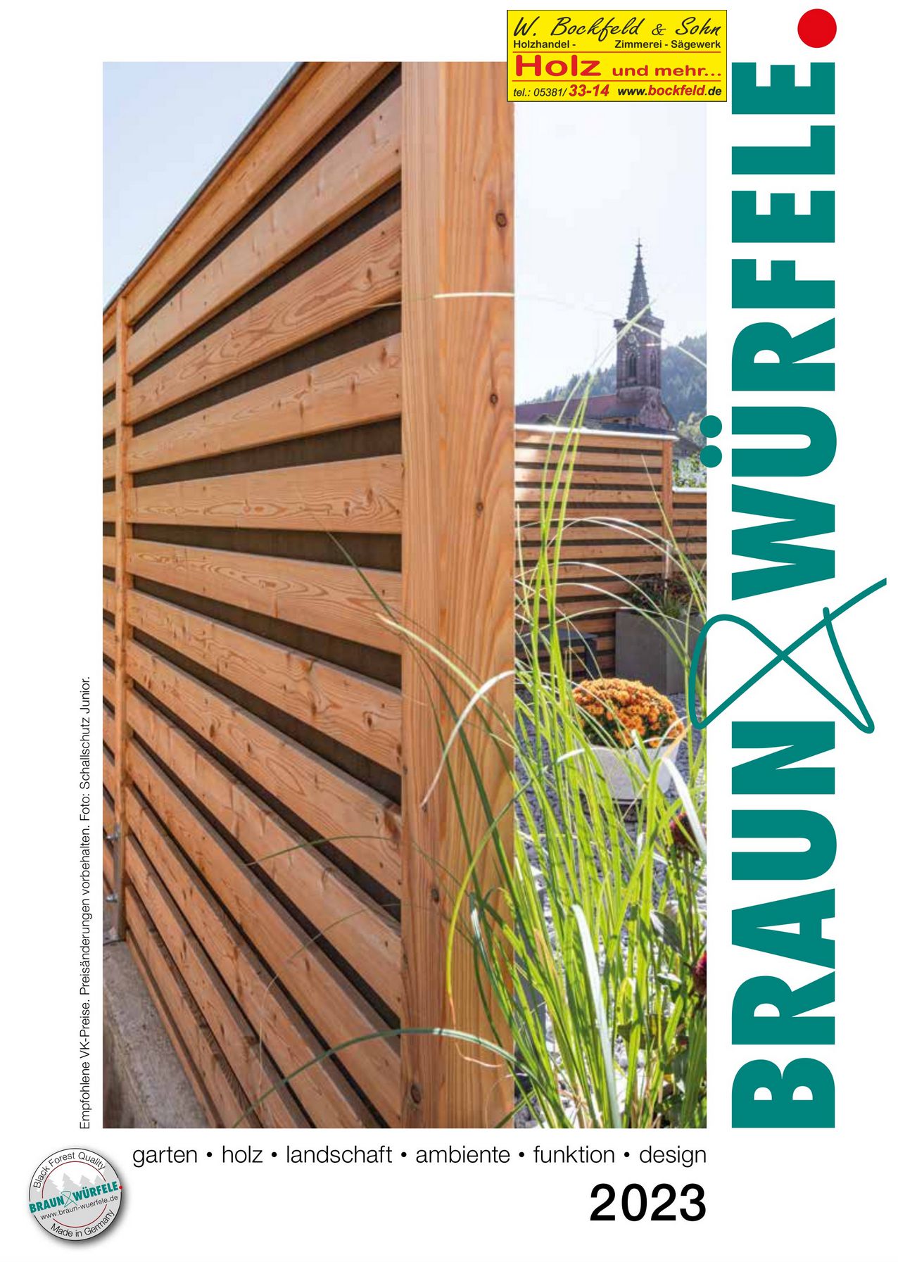 Braun Wuerfele Garten Holz seite1 - Kataloge