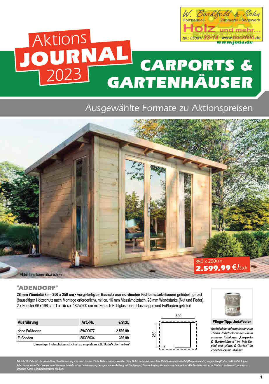 joda 2023 aktion carports haeuser wbs seite1 - Kataloge